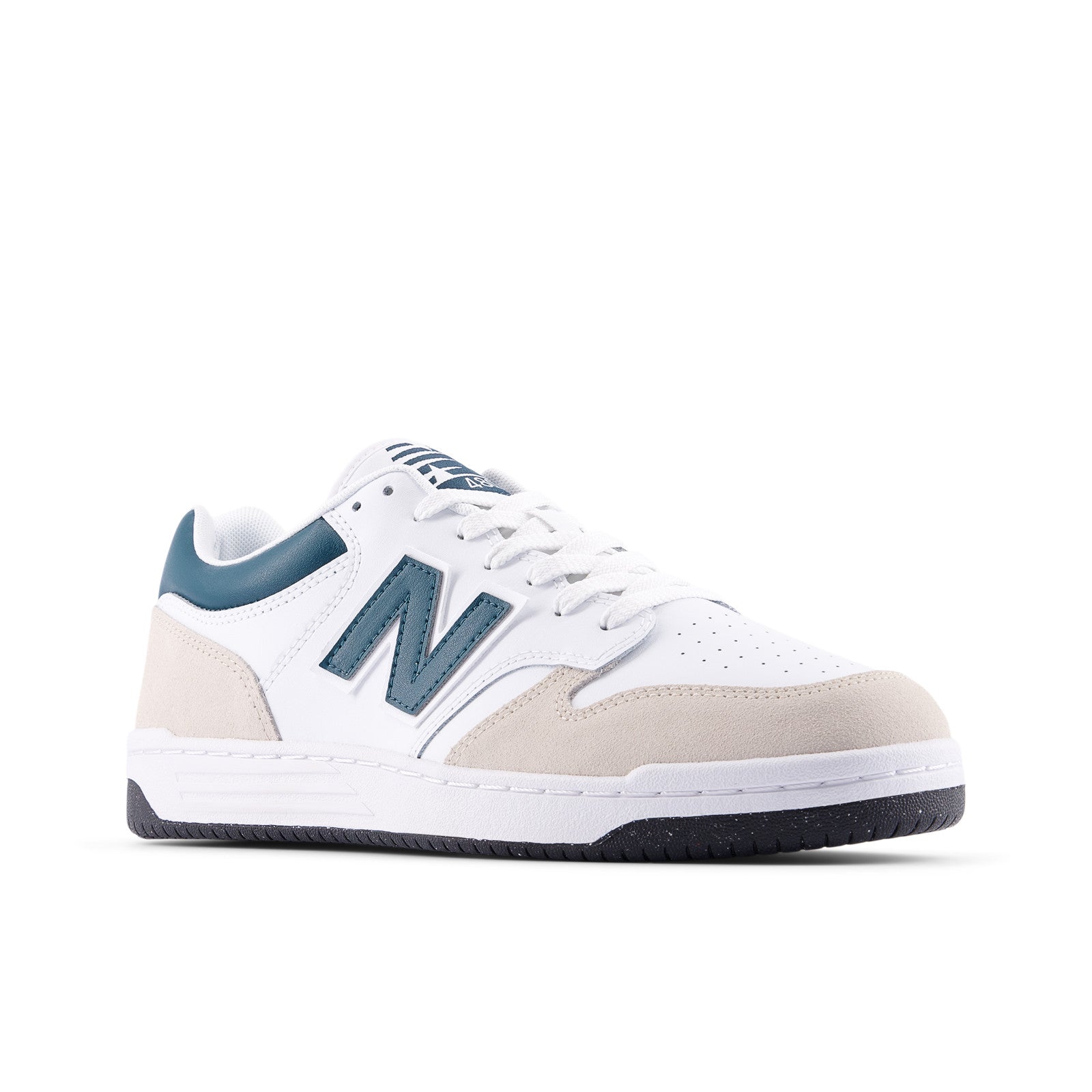 New Balance miesten tennarit 480 Sneaker WHT/Medusa Green, valkopohjainen kuosi