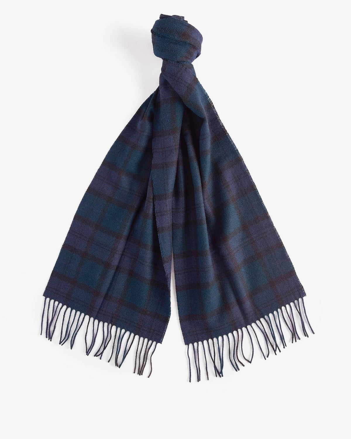 Barbour miesten huivi Tartan Lambswool Scarf, sininen ruutu