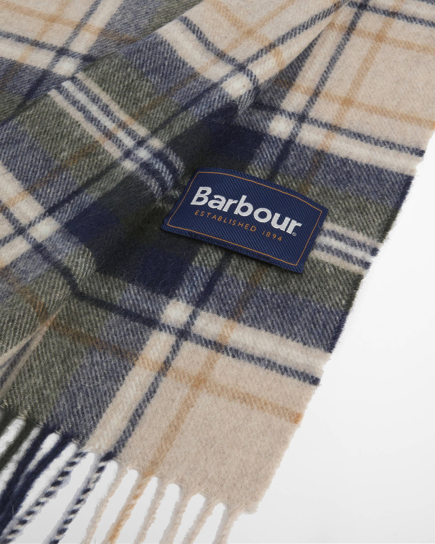 Barbour miesten huivi New Check, Beige ruutu