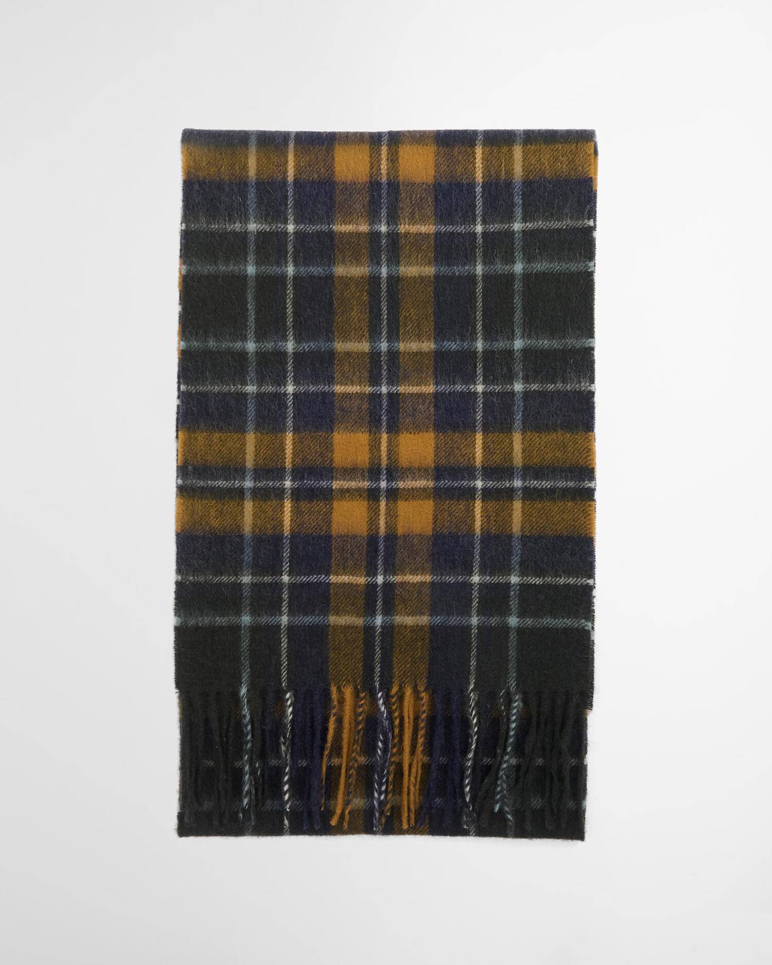 Barbour miesten huivi New Check Scarf, oranssiruutu