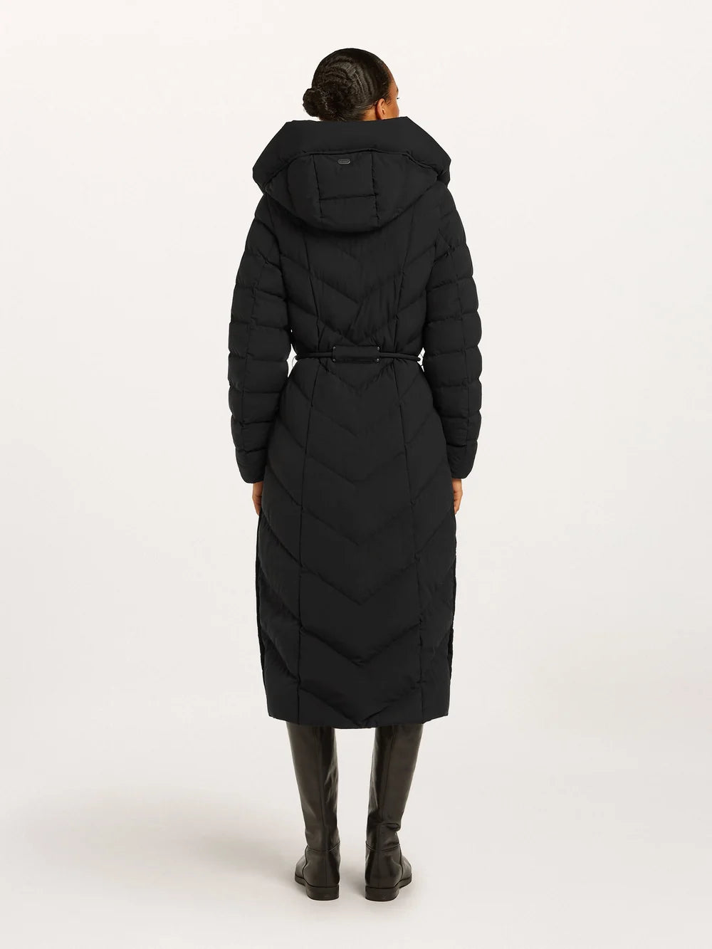Beaumont naisten untuvatakki Valea Long Coat, musta