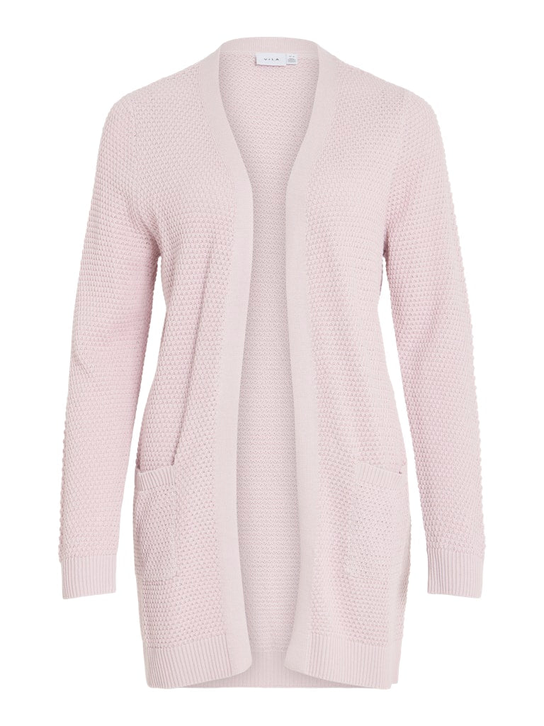 Vila naisten neuletakki VIDALO L/S KNIT CARDIGAN, Cherry Blossom