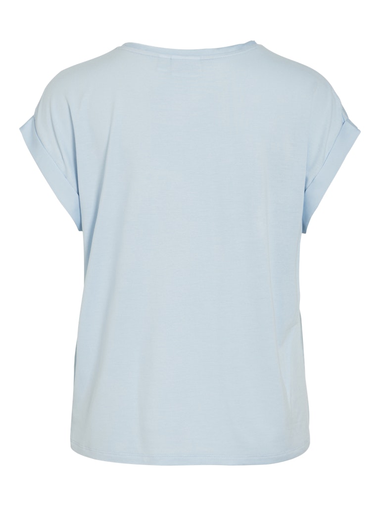Vila naisten top Viellette Short Sleeved Top, Nantucket Breeze