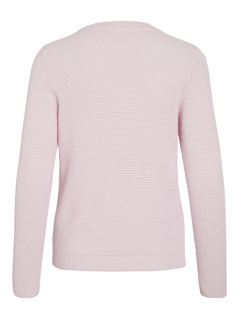 Vila naisten neulepaita VIDalo O-Neck L/S Knit Top-NOOS, Cherry Blossom