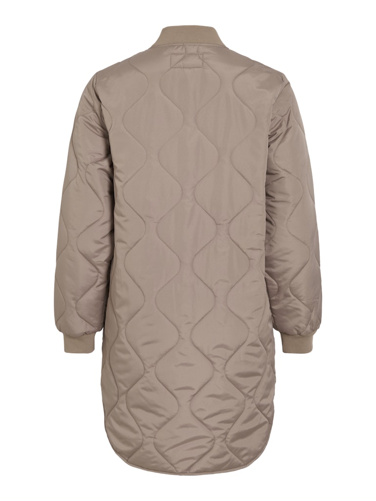 Vila naisten tikkitakki VITATE L/S QUILT JACKET - NOOS, Taupe Gray