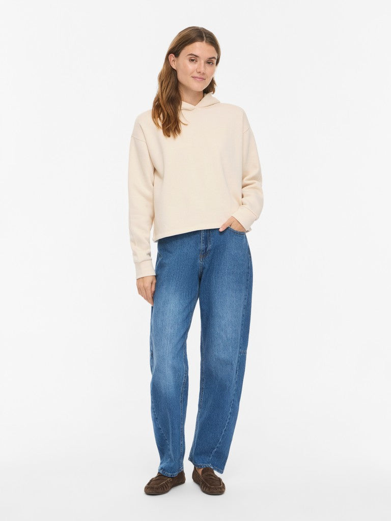 Vila naisten huppari Vihuris Short Hoodie, Birch