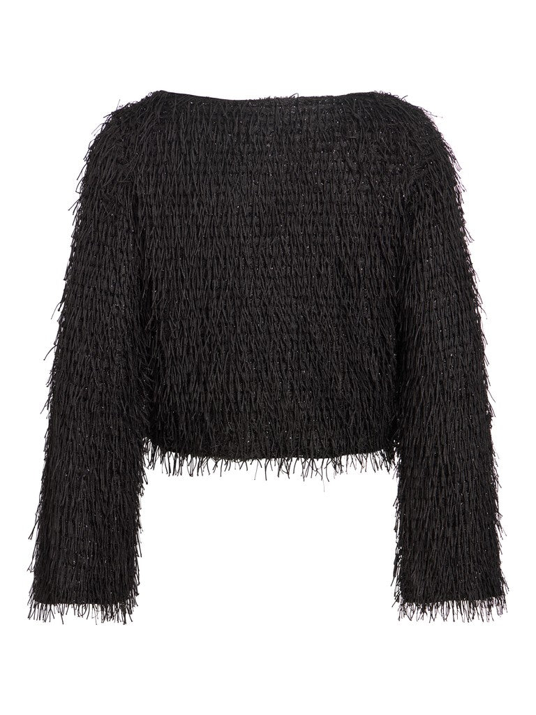 Vila naisten pusero Vitoi Boatneck Top, musta