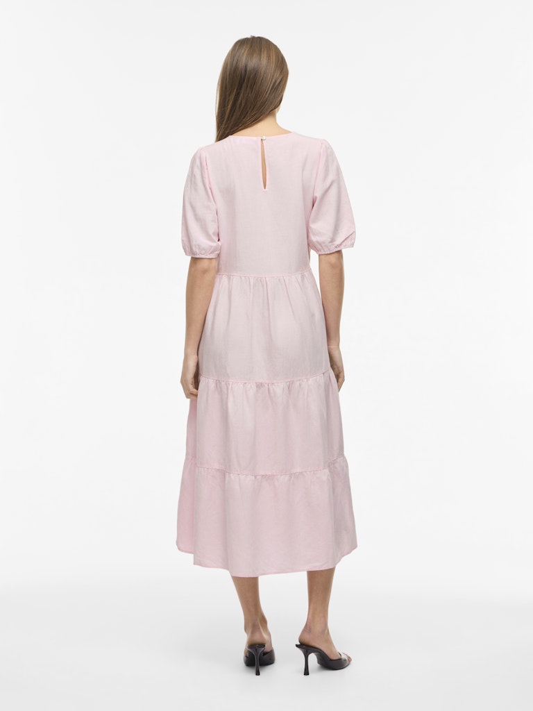 Vila mekko VIPrisilla 2/4 O-Neck Midi Dress, Cherry Blossom