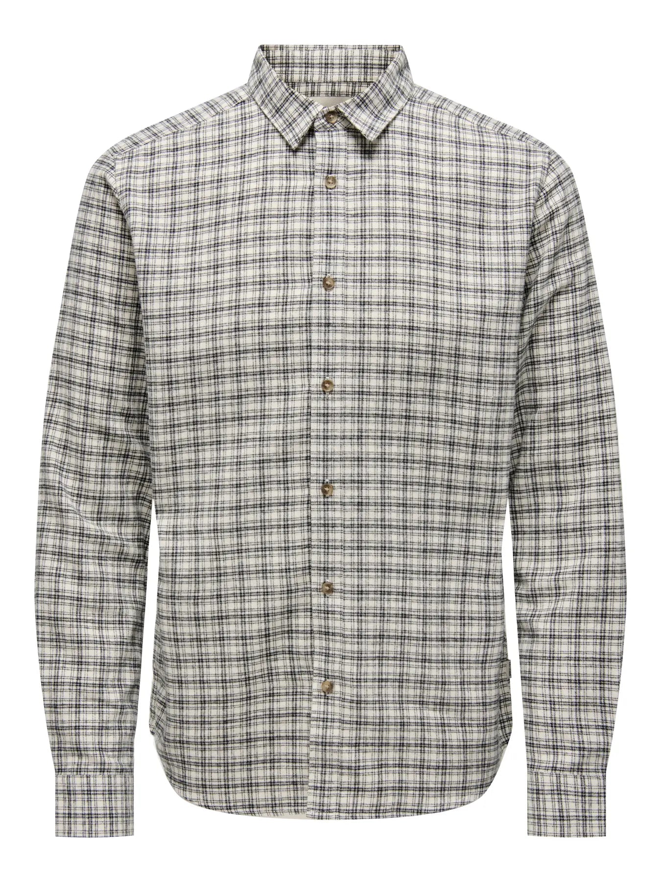 Only and Sons miesten kauluspaita Gudmund, Egret Jet Black
