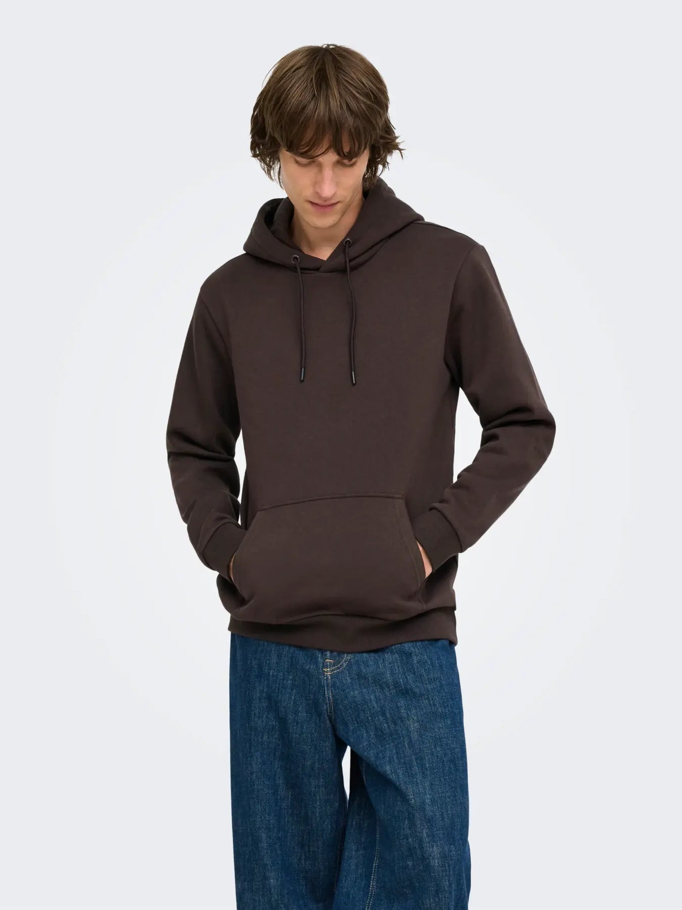 Only and Sons miesten huppari Onsceres, Coffee Bean