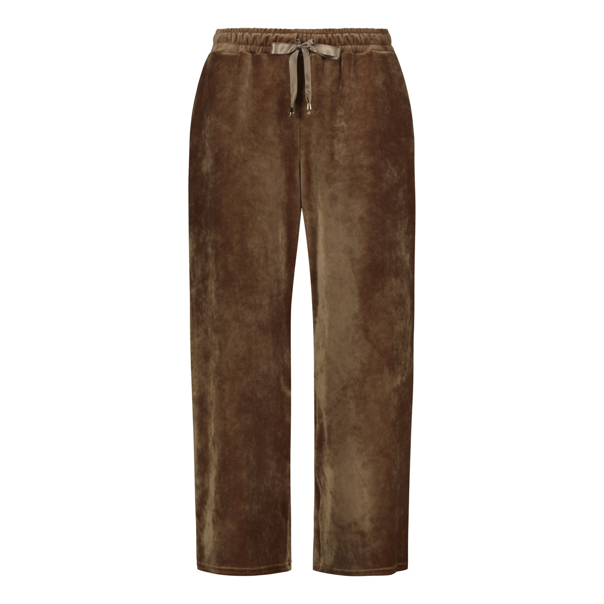 Sinnuu naisten housut Cia Velvet Pants, tummanruskea