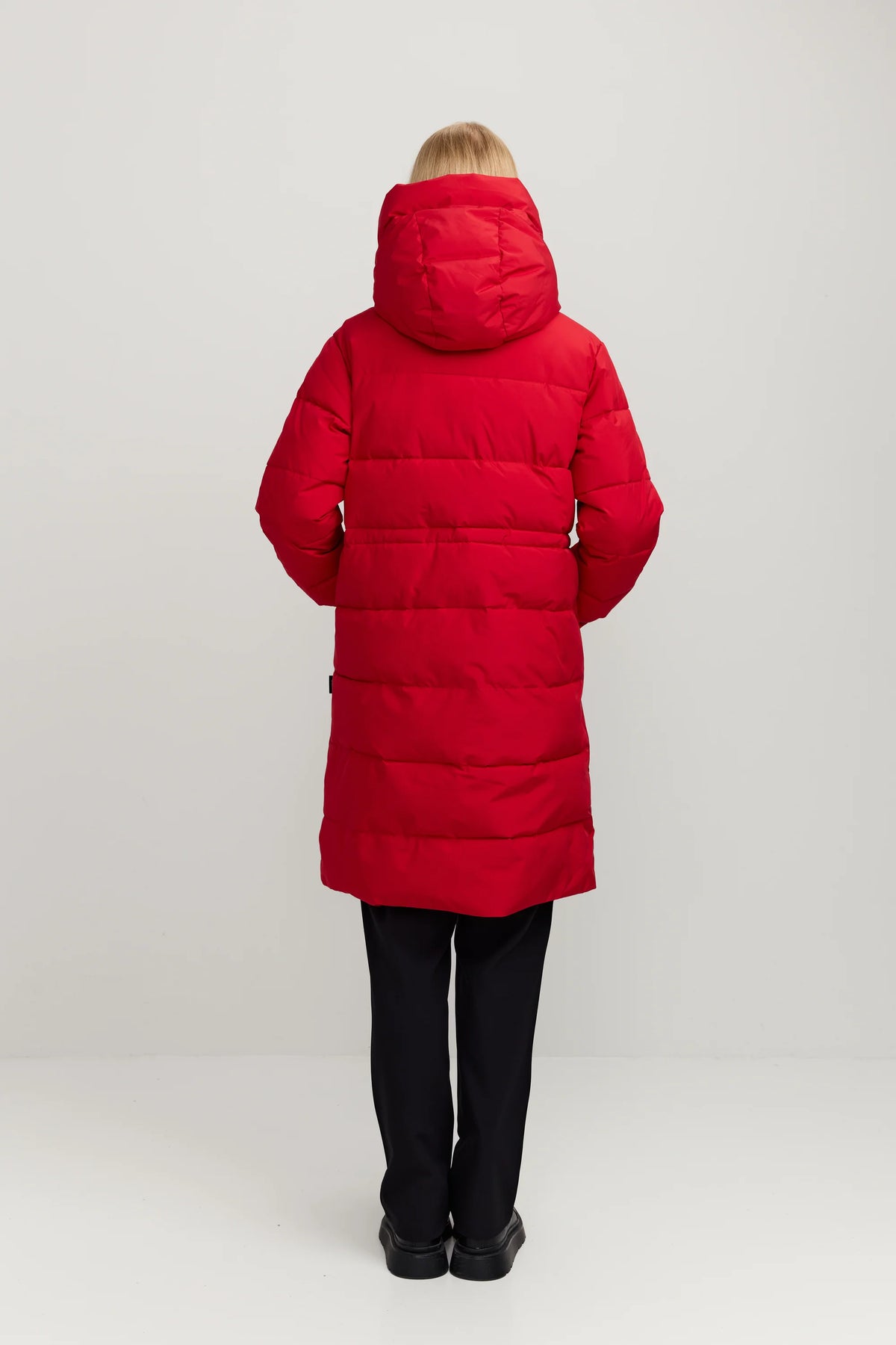 Makia naisten parkatakki Maren Parka, punainen