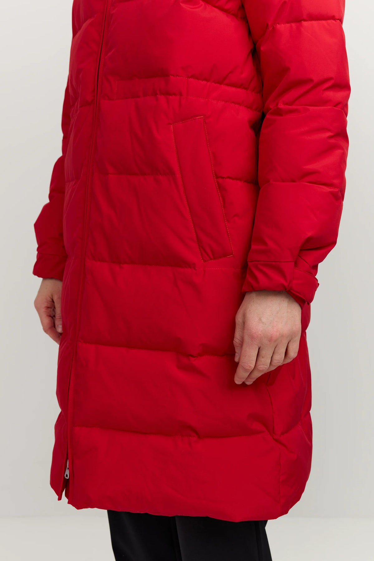 Makia naisten parkatakki Maren Parka, punainen