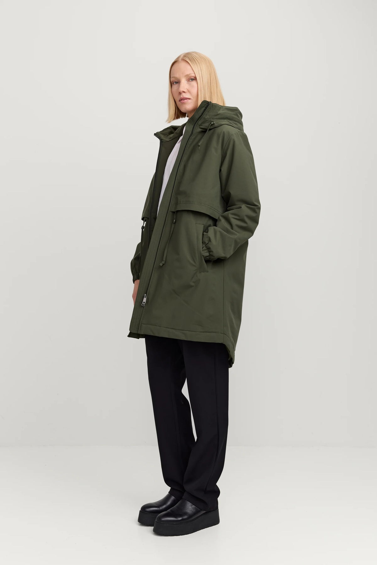 Makia naisten parkatakki Lauha Jacket, Forest Green