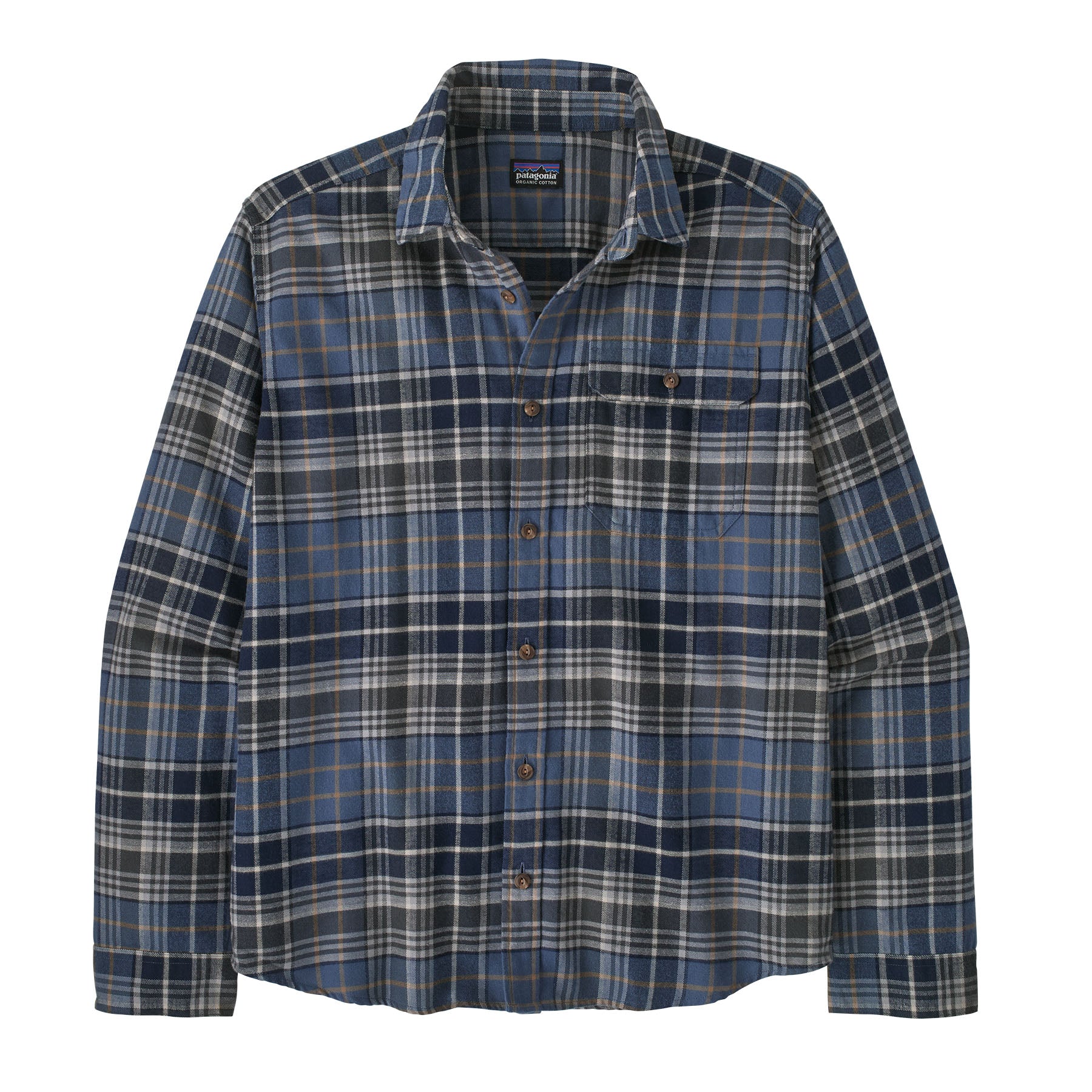Patagonia miesten flanellipaita Lightweight Fjord Flannel Shirt, sininen ruutu