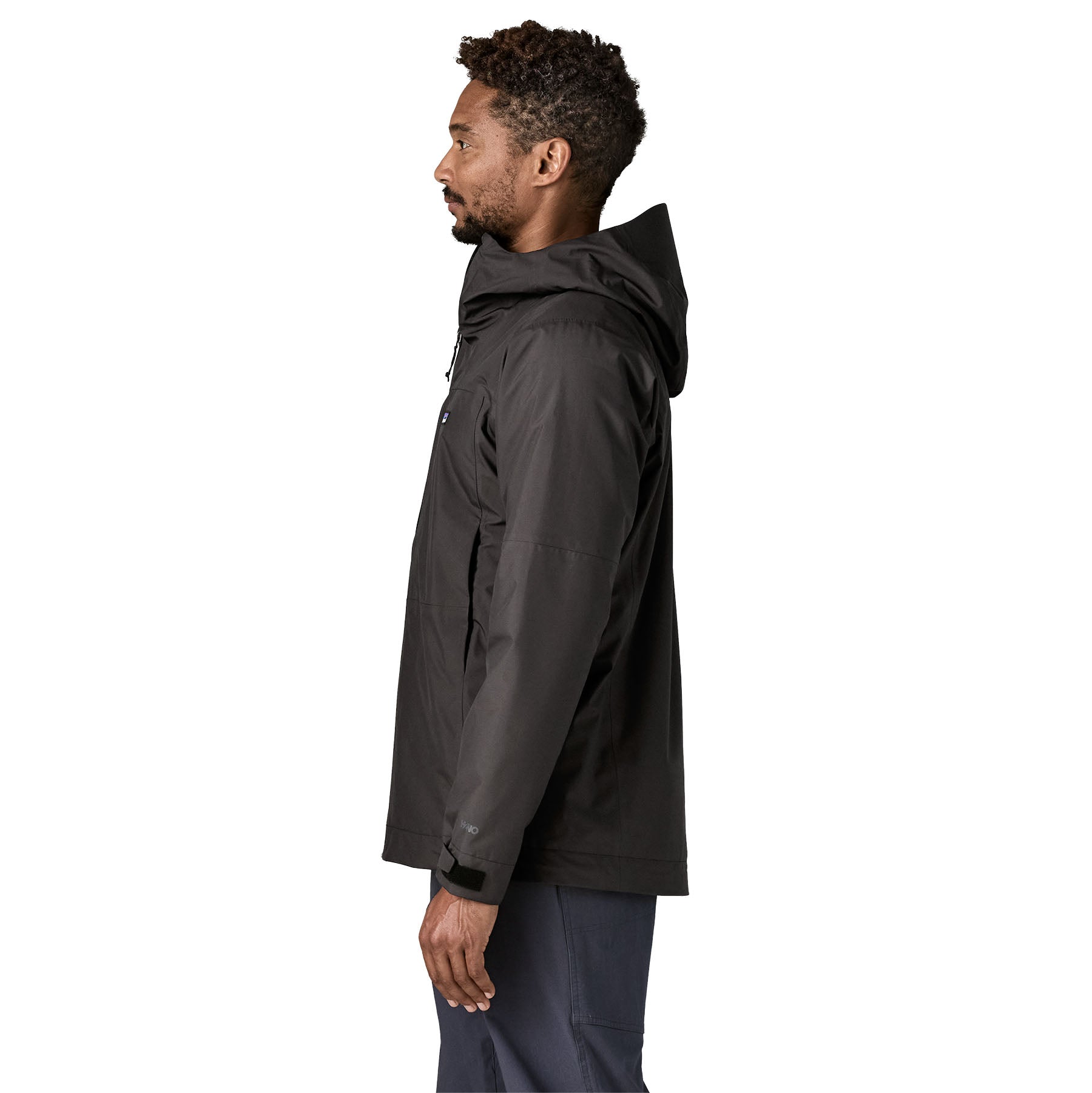 Patagonia miesten takki Boulder Fork Rain Jacket, musta