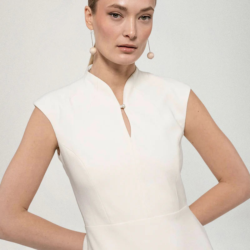 Andiata mekko Muusa Mekko, luonnonvalkoinen