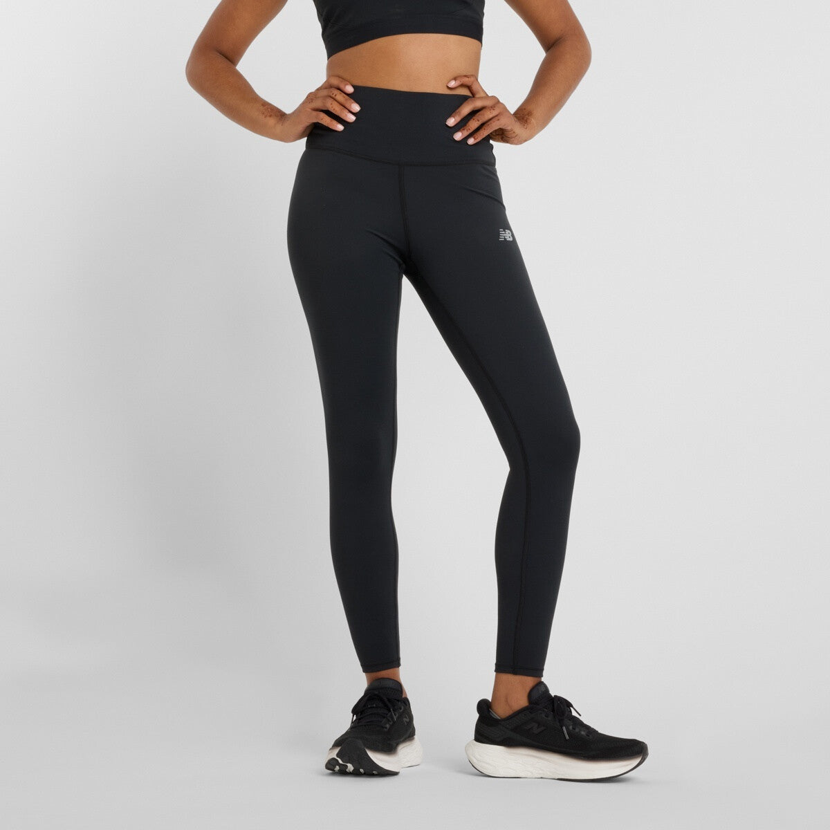 New Balance naisten leggingsit Harmony High Rise Legging 25", musta