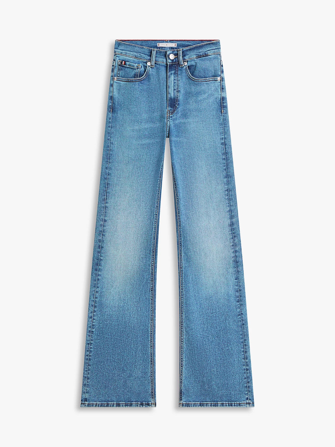 Tommy Hilfiger naisten farkut DNM Finn Flare RW, sininen