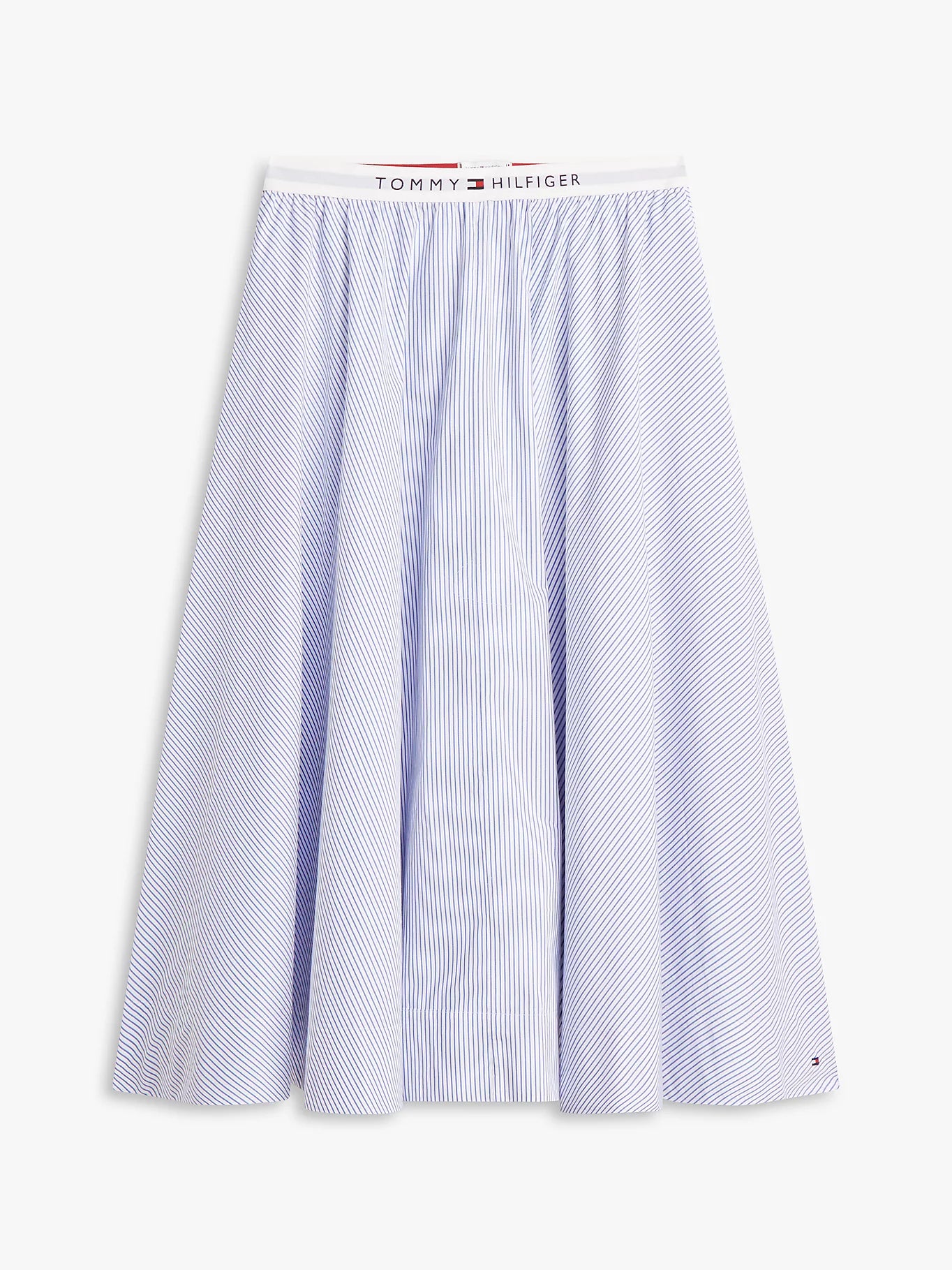 Tommy Hilfiger hame Poplin Branded Midi Shirt, vaaleansininen