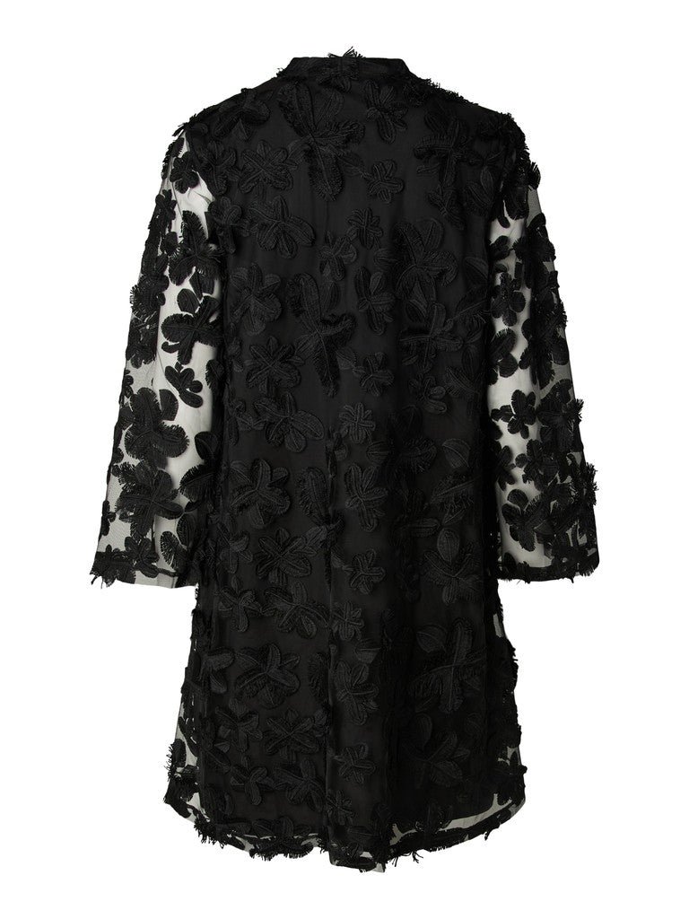 Y.A.S mekko Yaskarly 7/8 Short Dress, musta