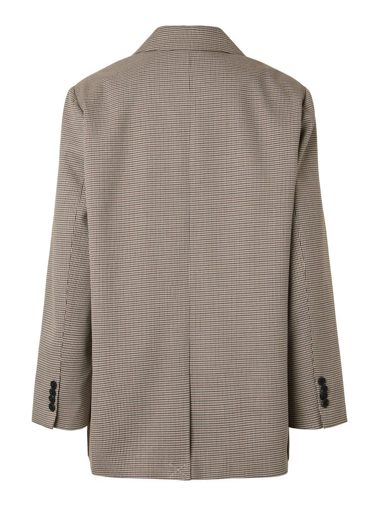 Y.A.S naisten bleiseri Yaschekka, Black w. checks