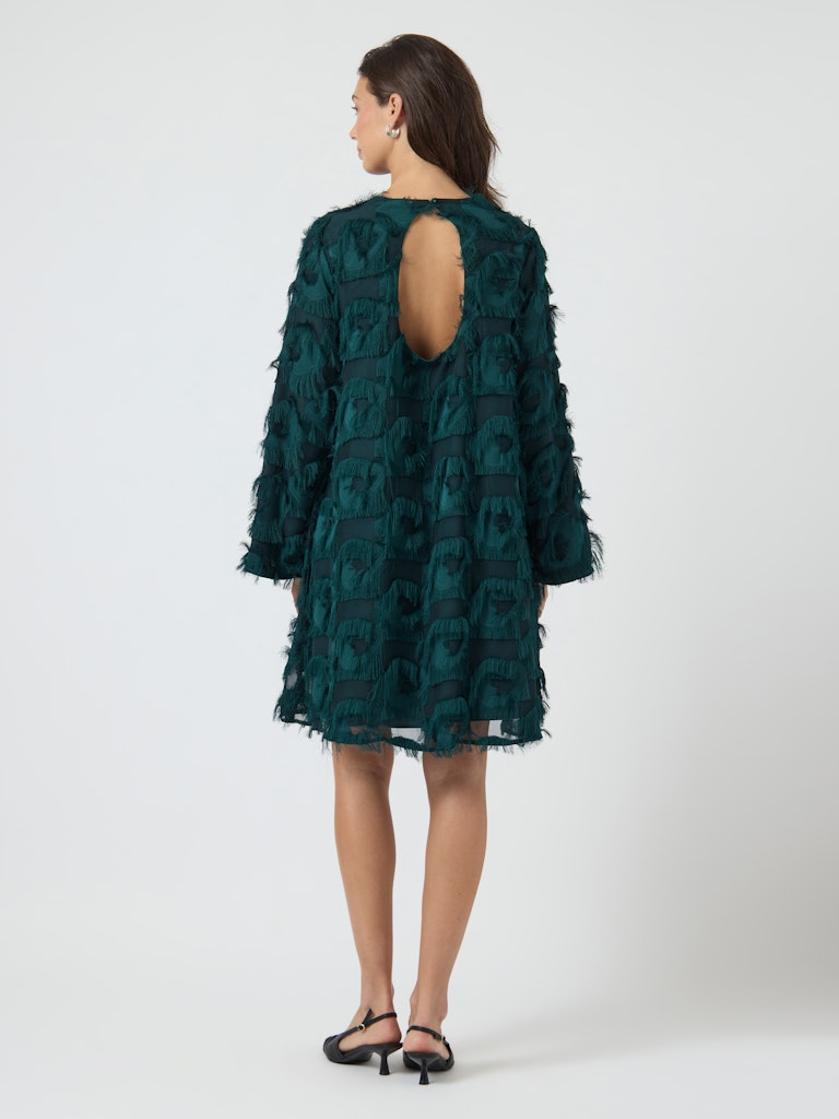 Y.A.S naisten mekko YASDIO LS SHORT DRESS, Ponderosa Pine