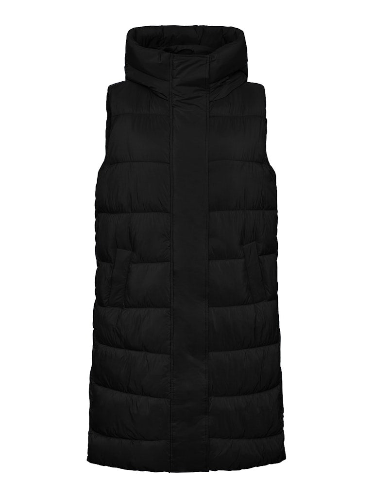 Y.A.S naisten liivi K-YASLIRO PADDED VEST, musta