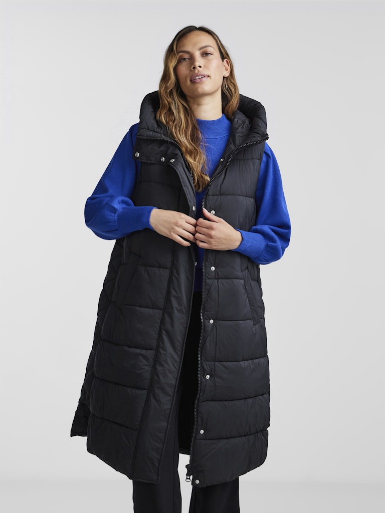 Y.A.S naisten liivi K-YASLIRO PADDED VEST, musta
