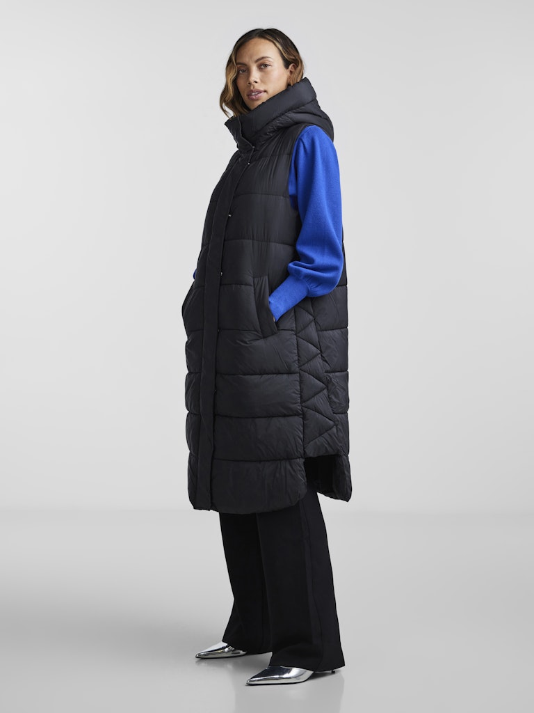 Y.A.S naisten liivi K-YASLIRO PADDED VEST, musta