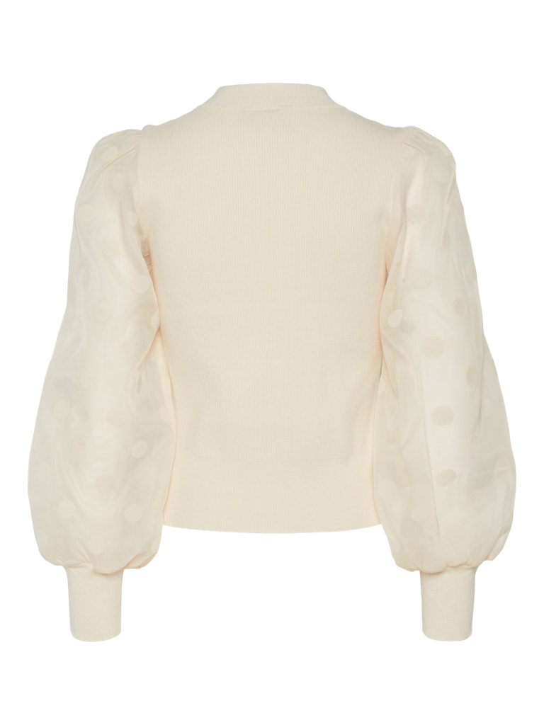 Y.A.S naisten pusero K-YASDOTME LS KNIT PULLOVER S. NOOS, Birch