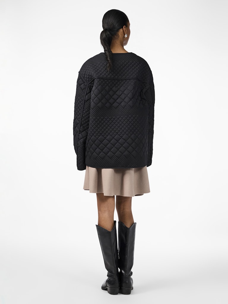 Y.A.S naisten tikkitakki YASLAURIE LS Padded Jacket S., musta