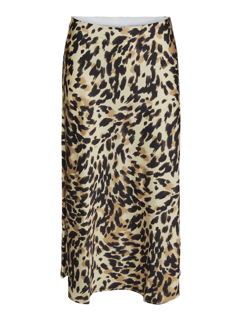 Y.A.S hame YASPella HW Midi Skirt, Black Leo Print
