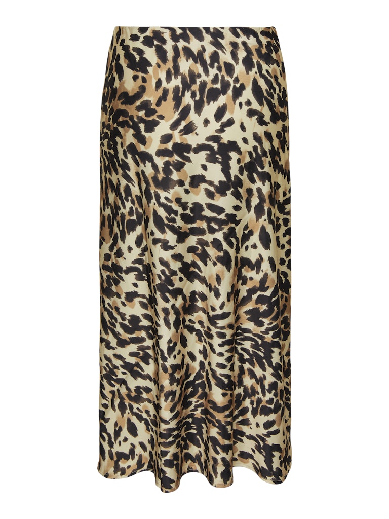 Y.A.S hame YASPella HW Midi Skirt, Black Leo Print