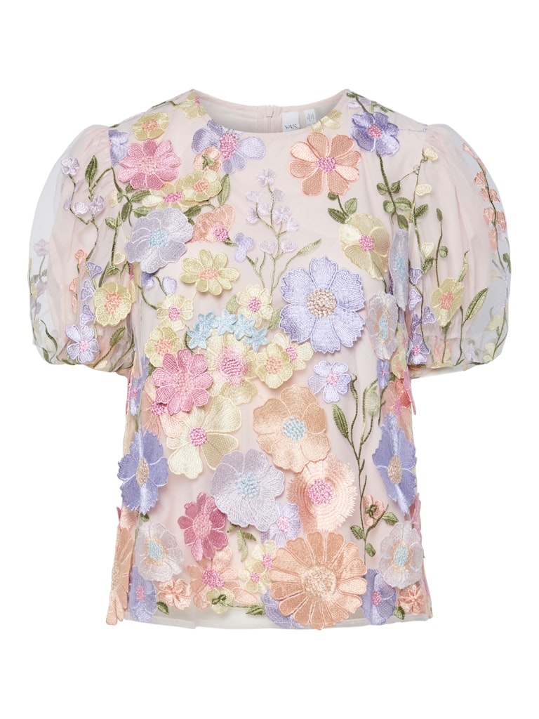 Y.A.S naisten pusero YASFlowering SS Top, Lavendula Pastel Flo
