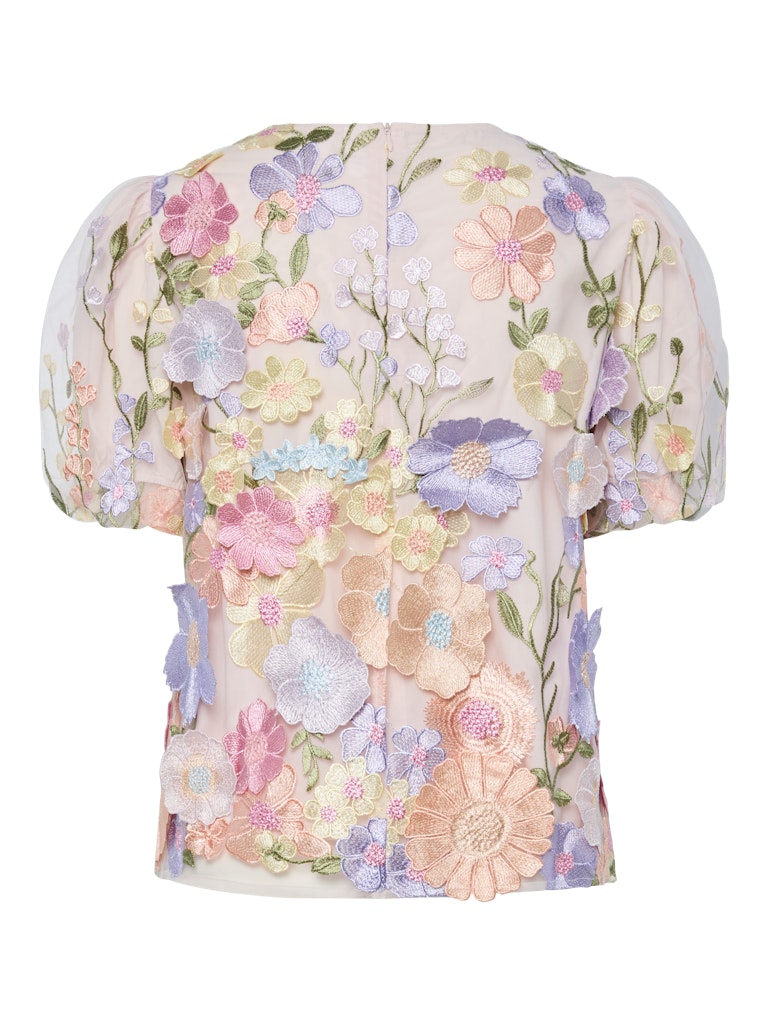 Y.A.S naisten pusero YASFlowering SS Top, Lavendula Pastel Flo