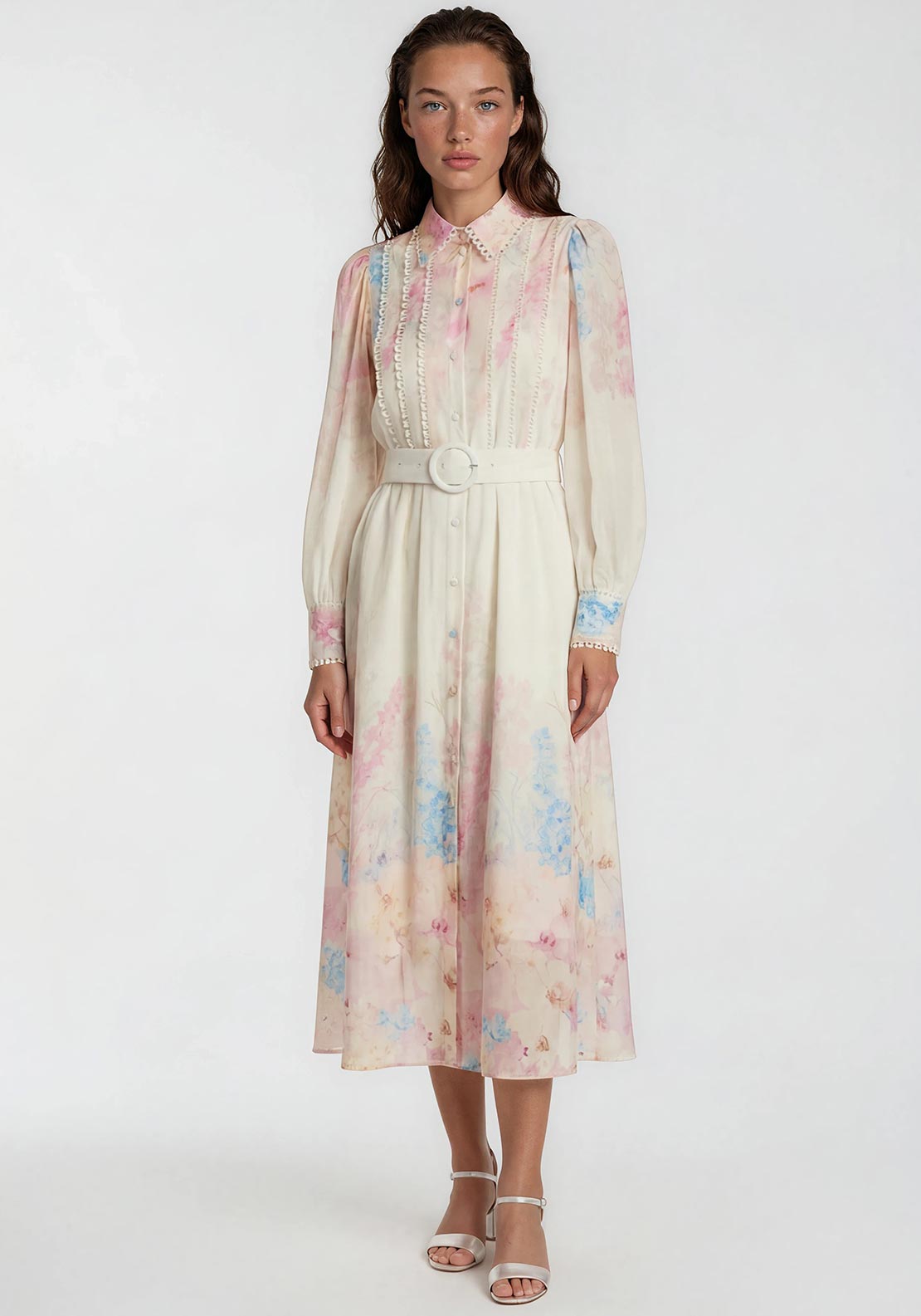 Y.A.S mekko YASFlorence Long Dress, Cherry Tomato