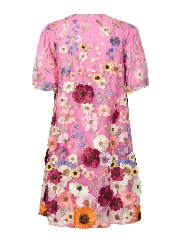 Y.A.S naisten mekko YASFlowering SS Dress, Pink Lavender Multi