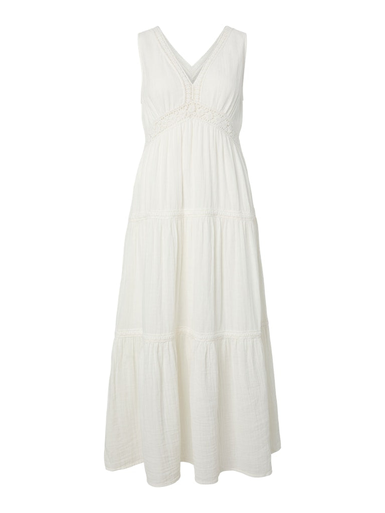 Y.A.S mekko Yasanini Sl Ankle Dress, valkoinen