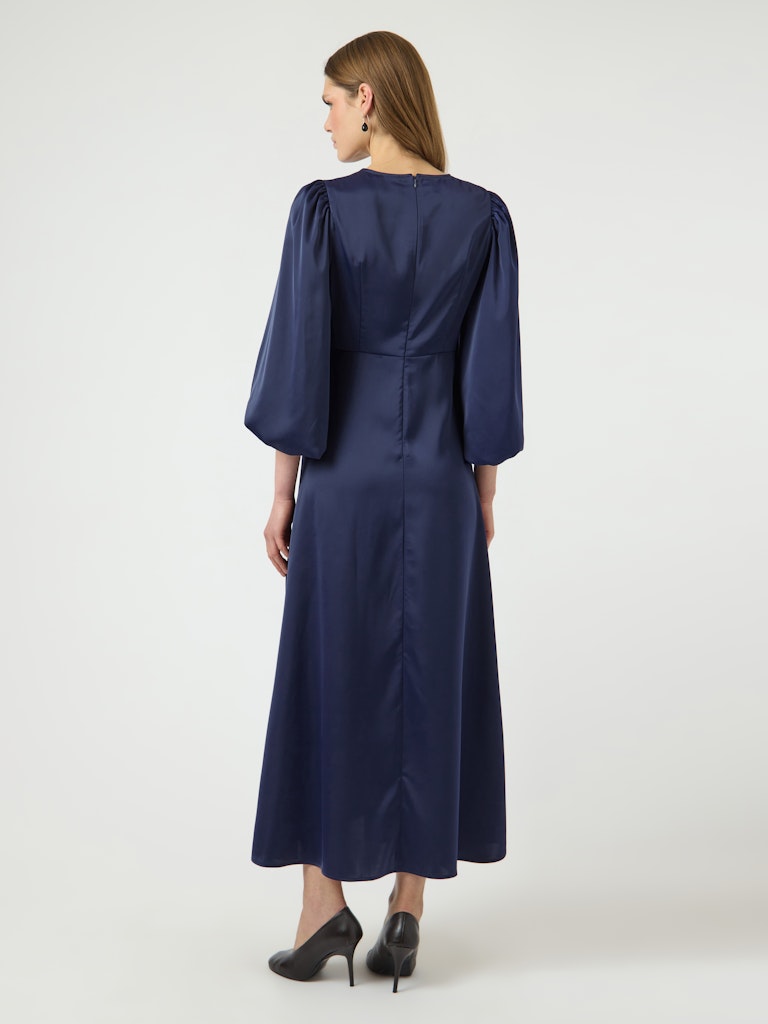 Y.A.S mekko YASThea LS Long Dress S. Noos, Evening Blue
