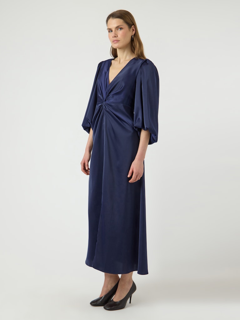 Y.A.S mekko YASThea LS Long Dress S. Noos, Evening Blue
