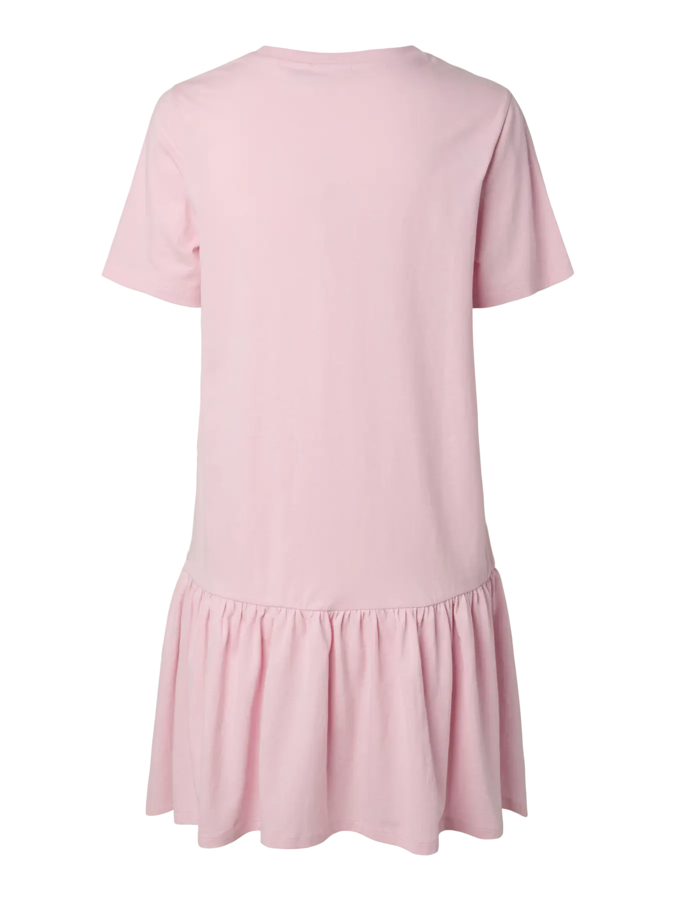 Pieces mekko PCDISSO SS O-Neck Dress, Vaaleanpunainen