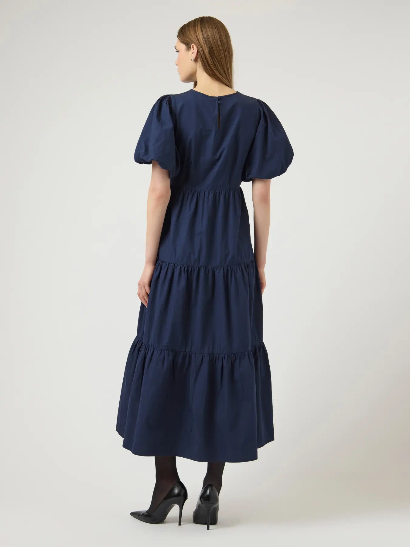 Y.A.S mekko YASColea SS Ankle Dress S, Navy Blazer