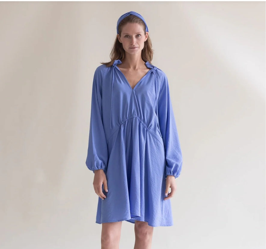 Gauhar mekko Adira Dress Sky Blue, vaaleansininen