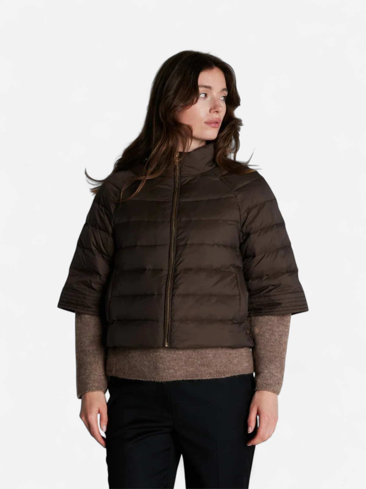 ALASKA DOWN QUILT CAPE JACKET TUMMANRUSKEA - Kekäle.fi