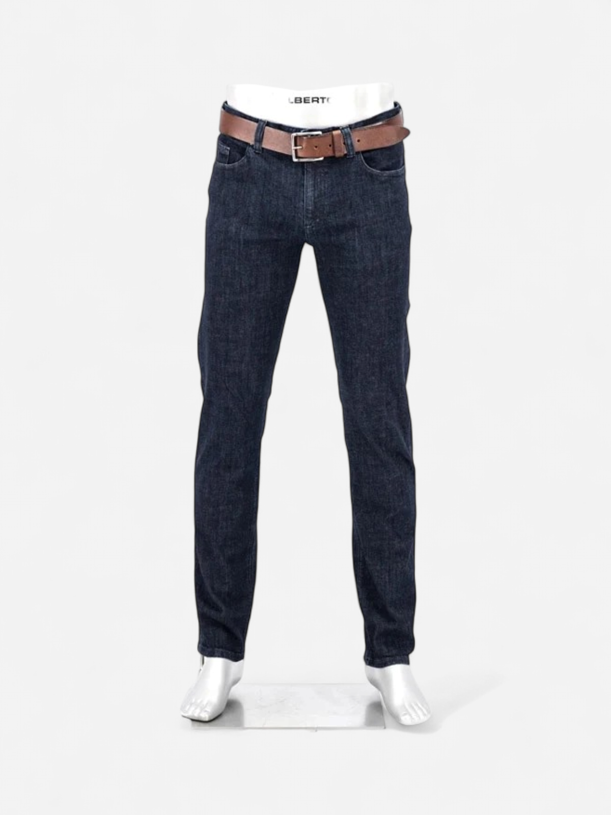 Alberto Miesten Farkut, PIPE 1865 PREMIUM BUSINESS JEANS Indigo - Kekäle.fi