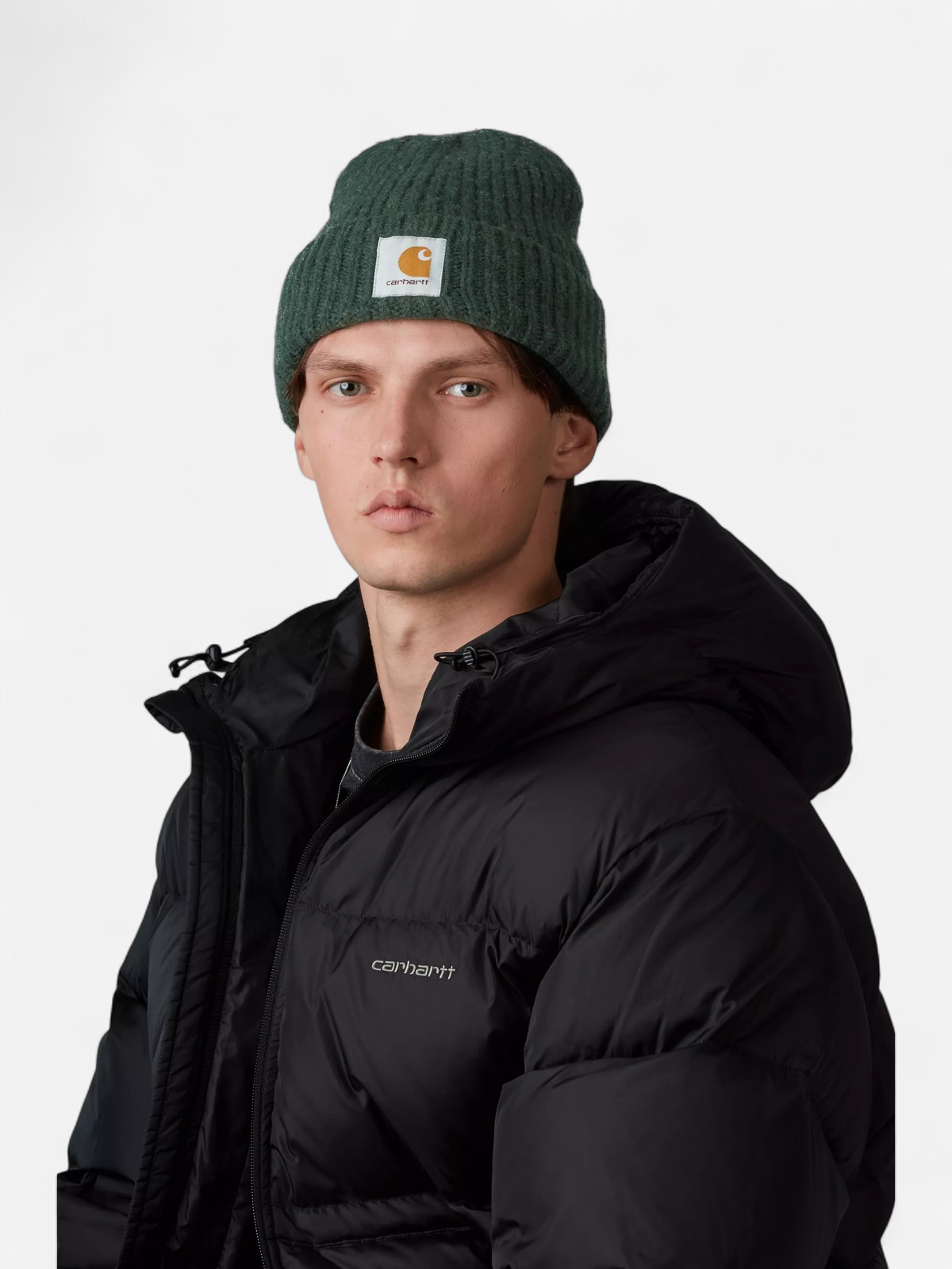 Anglistic Beanie Wool/Cotton TUMMANVIHREÄ - Kekäle.fi