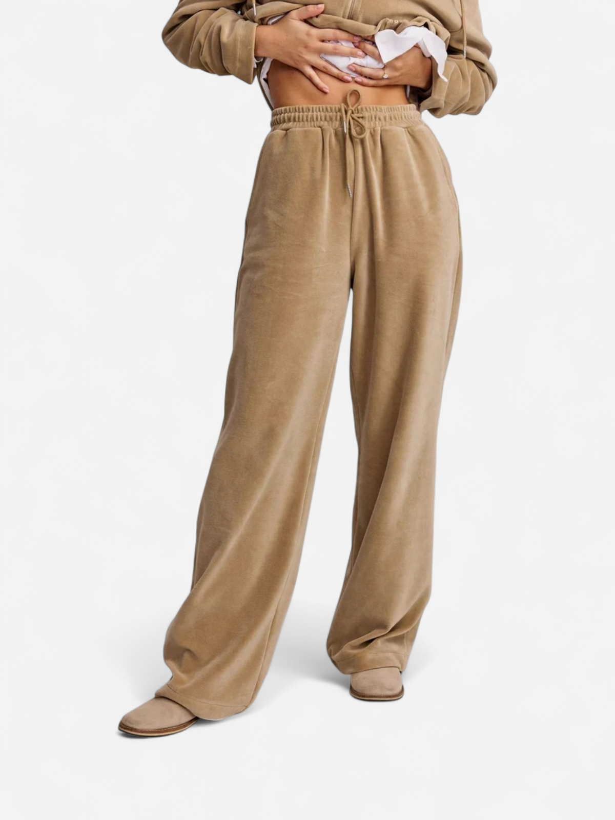 Makia naisten housut Anne Trousers, vaalea beige - Kekäle.fi