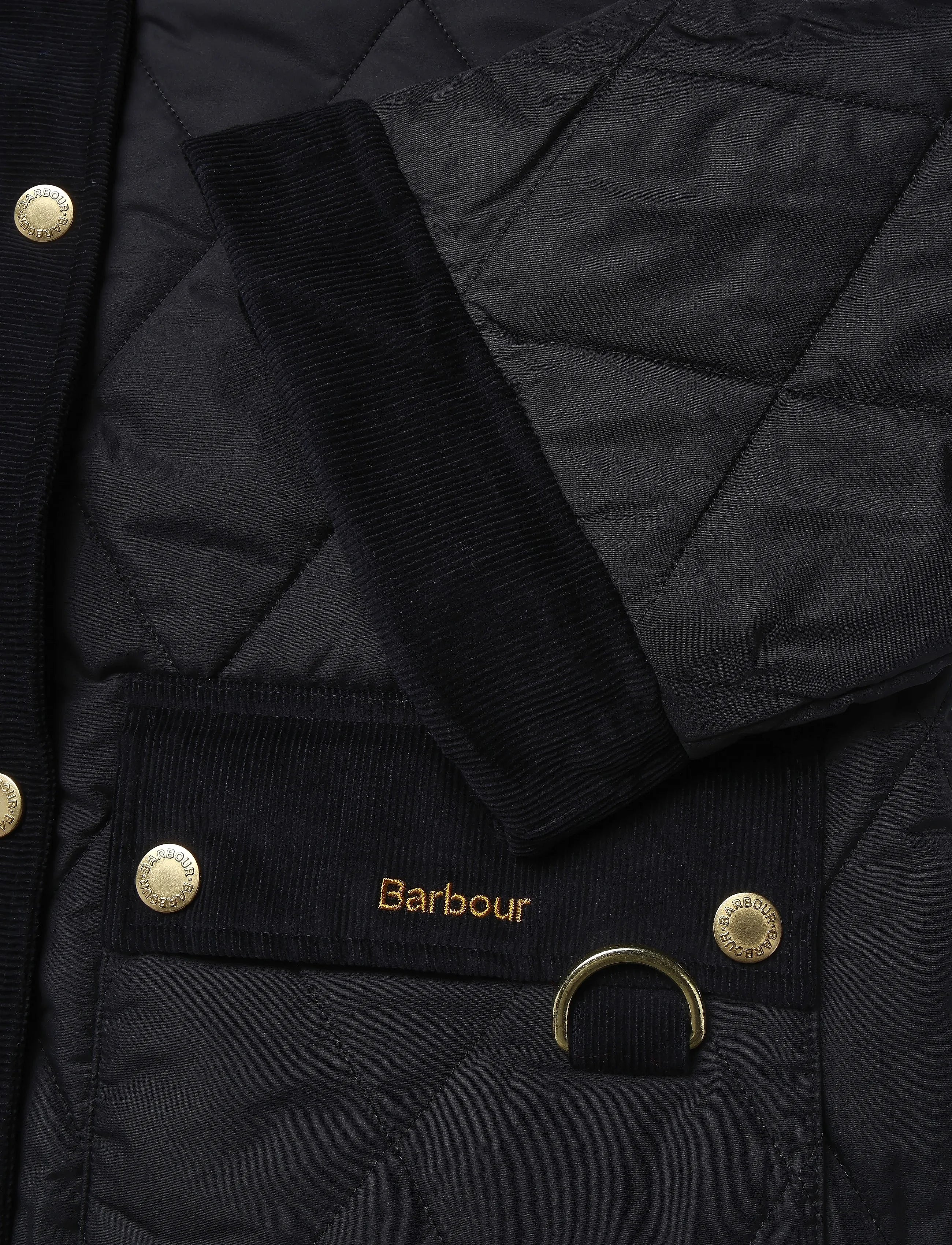 Barbour naisten tikkitakki Kilnwick Quilt, musta