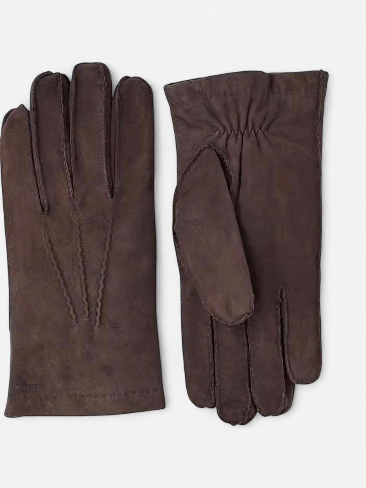 Hestra Unisex käsineet Arthur Suede Glove Wool Lining, mustanruskea - Kekäle.fi